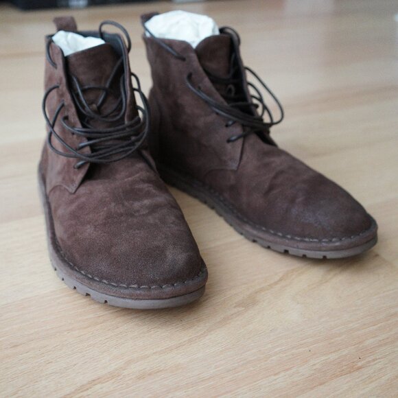 Marsell brown suede ankle boots - Picture 2 of 9